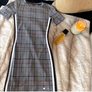 H&M Plaid Bodycon Dress
